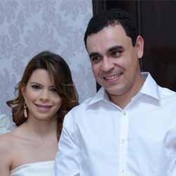 Thiago e Francieli se unem pelo matrimônio