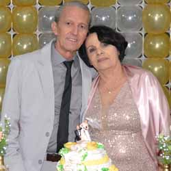 Gláucia e José celebram Bodas de Ouro