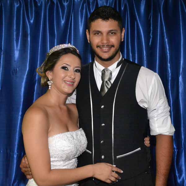 Casamento de Bianca e David no Lions Clube