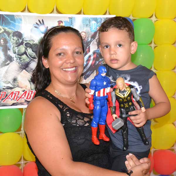 Guilherme festeja a chegada do seu 4º aninho