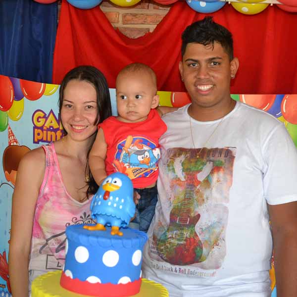Anthony comemora seu 1º aninho