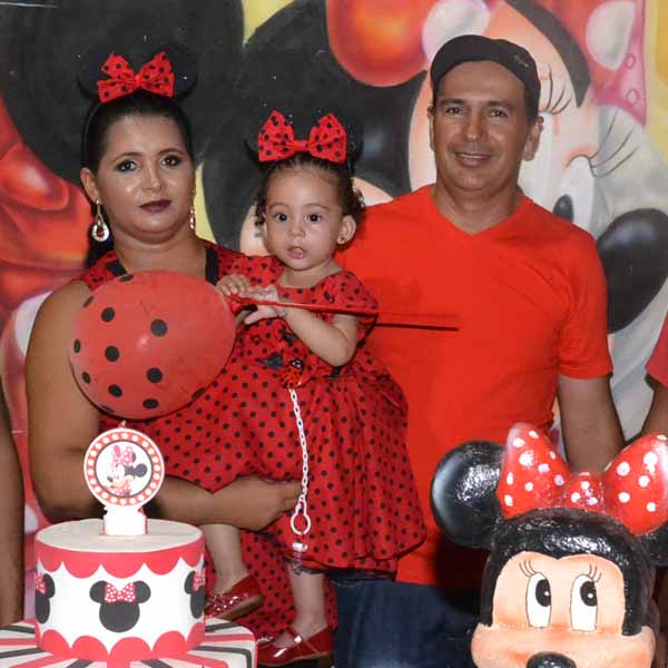 Hevellyn ganha festa em comemoração ao seu 1º aninho