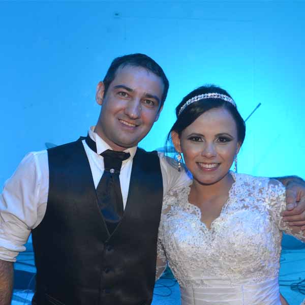 Patrícia e Marcelo celebram a união