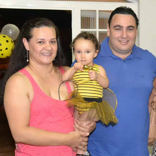 Ana Beatriz comemora o seu 1º aniversário com festa no Rotary