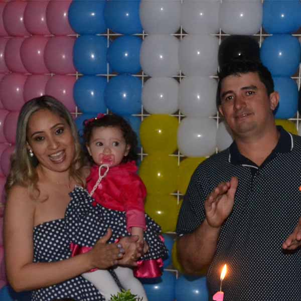 Manuelly Alcântara celebra o seu 1º aninho