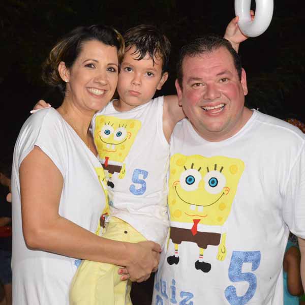 Luis Felipe comemora a chegada dos seus 5 anos