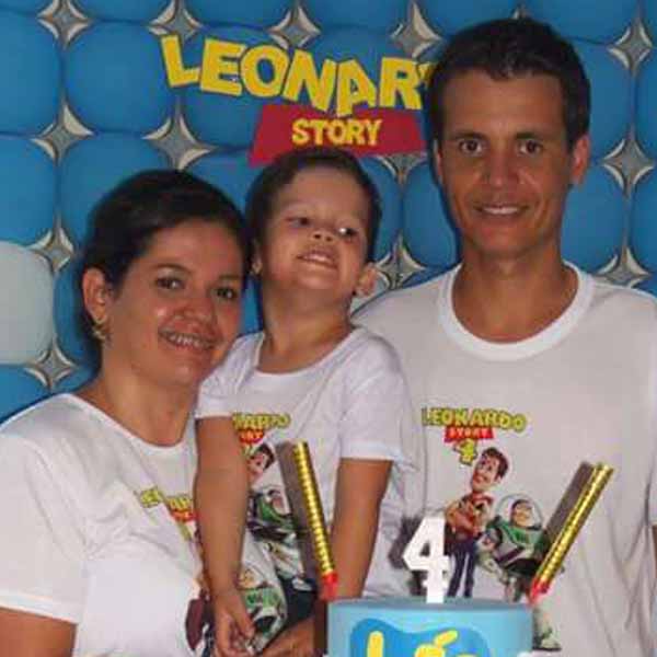 Leonardo de Mattos comemora 4 anos com linda festa