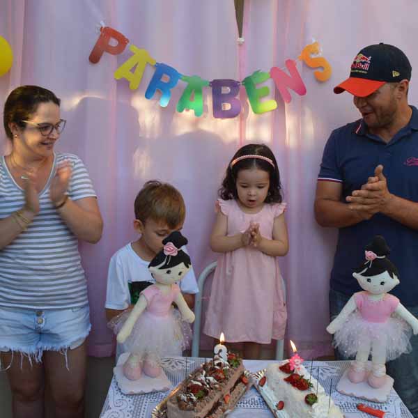 Alícia ganha festa em comemoração ao seu 3º aninho
