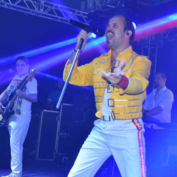 Queen Tribute Brazil lotou o Paraguaçu Tênis Clube neste sábado - P-1