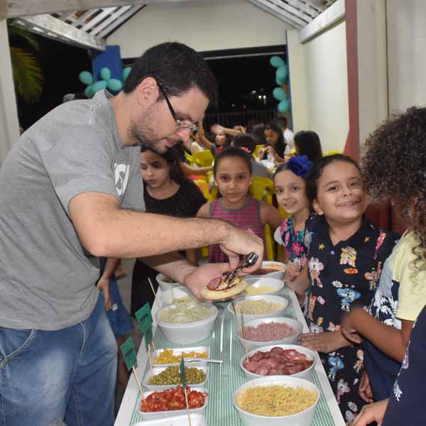 Última sexta feira na escola Fisk de Paraguaçu Paulista.