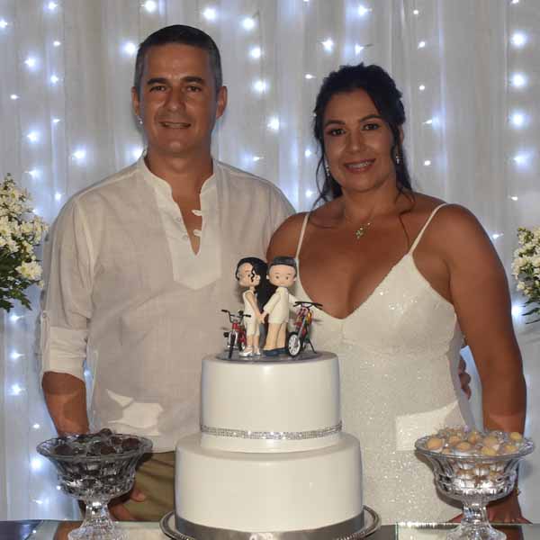 Carlos e Andreza celebram Bodas de Prata
