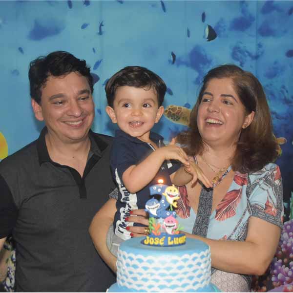 Lucas ganha festa no seu aniversário de 2 anos