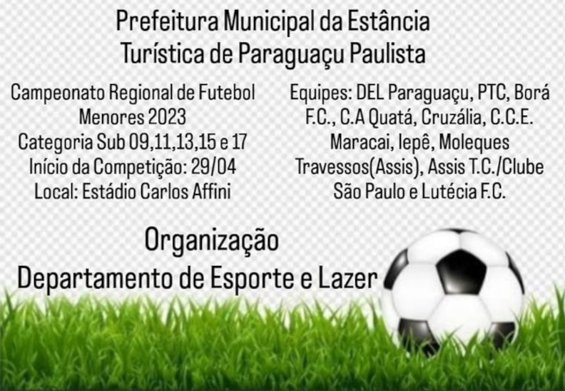 Finais do Campeonato de Menores serão neste fim de semana