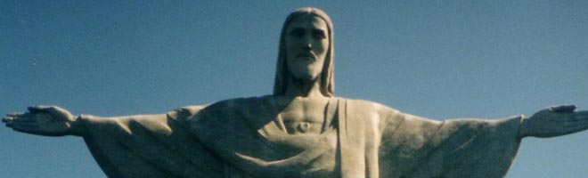 É identificado suspeitos de pichar o Cristo