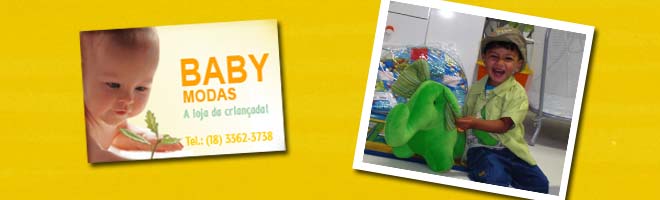 A Baby Modas está recheada de novidades para seu baby!