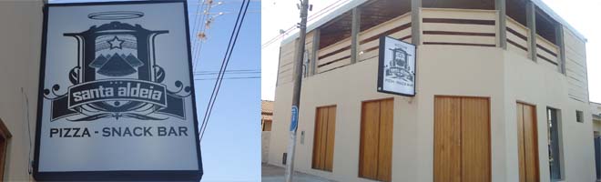 É inaugurado um novo point na cidade, Santa Aldeia Pizza - Snack Bar