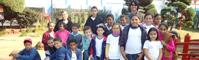 Alunos da região visitam pontos turísticos da nossa cidade