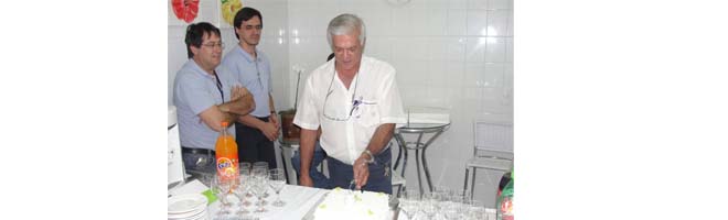 Casa da Lei comemora o aniversário do funcionário Paulo Ivan