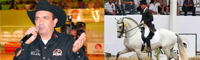 Expo terá bailão no palco Bavária, locutores de primeira e show de cavalos lusitanos