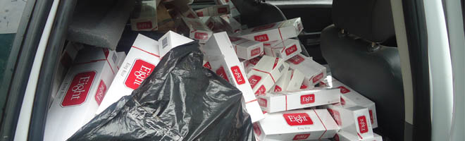 Polícia Civil apreende 1250 pacotes de cigarros no Jd. Murilo Macedo