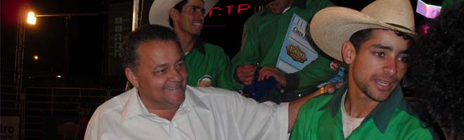 Com 434 pontos o peão Robson Guedes leva R$ 9 mil para casa