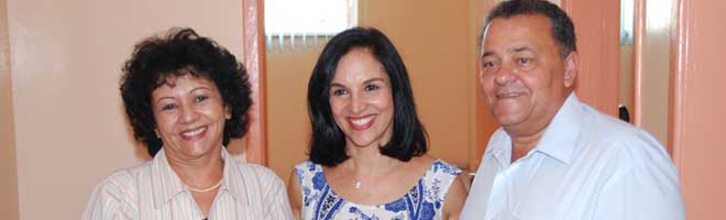 Prefeito Ediney e Primera Dama Sônia recepcionam Lú Alckmin em Paraguaçu Paulista