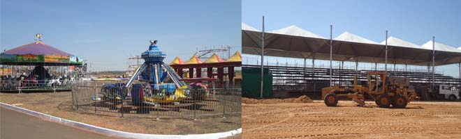 Quase tudo pronto para a festa mais esperada da região, a 10ª Expo Paraguaçu.