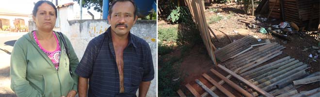 Moradores da Vila Nova tem casa apedrejada e cerca derrubada por vizinhos