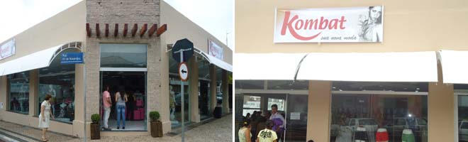 É inaugurada nesta manhã a Kombat Confecções
