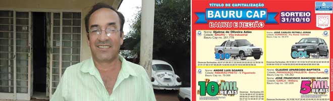 Morador da Barra Funda leva prêmio do Bauru Cap