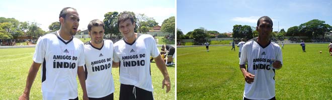 Jogo Solidário em Maracaí reuniu craques, entre eles, Índio e Richarlyson