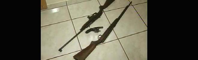 Armas são apreendidas em Ourinhos e Marília