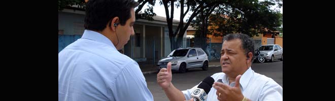 Prefeito Ediney concede entrevista ao vivo na TV e fala sobre a poluição das usinas de asfalto