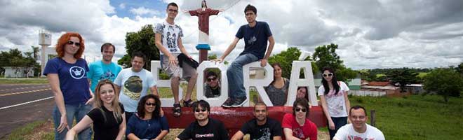 Celebridades da Web se reuniram na menor cidade do Brasil, a famosa Borá