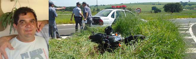Motociclista perde o controle da direção e se envolve em grave acidente no Trevo do Horto