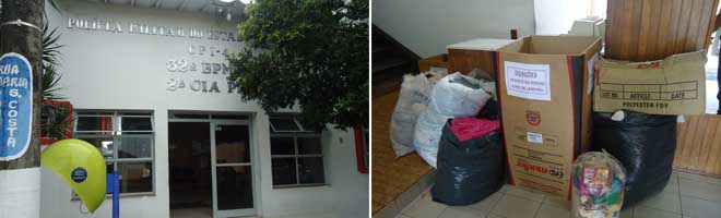 Paraguaçu tem ponto de coleta de doações às vítimas do Rio de Janeiro