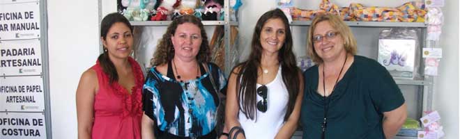 Paraguaçu é referência do projeto CRAS e recebe equipe de Quintana