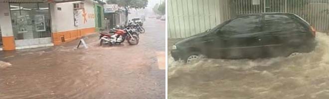 Chuva causa estragos em Assis