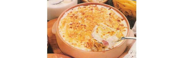 Que delícia! Macarrão Dourado