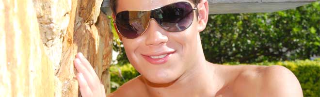 Com seu porte de atleta, o nadador da Estância posa para as lentes do Portal Paraguaçu