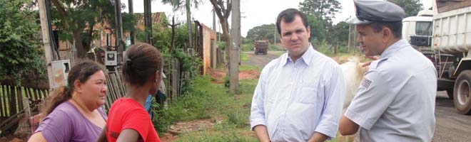 Presidente da Câmara pede apoio à Polícia Rodoviária e faz indicações ao DER e ao Prefeito