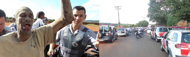Presidiário foge, em fuga bate veículo na entrada de Paraguaçu Paulista