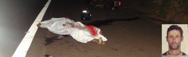 Paraguaçuense morre e tem partes dos membros decepados em acidente na rodovia