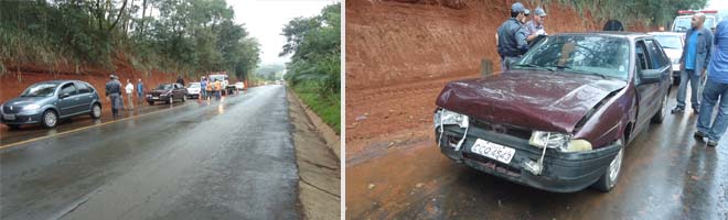 Motorista colide na traseira de veículo parado na rodovia Paraguaçu/Assis