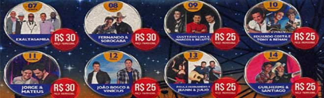 Expo Londrina cobra por shows que Paraguaçu verá de graça