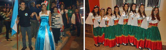 Festa das Nações prossegue neste sábado com shows folclóricos, comidas típicas e show musical