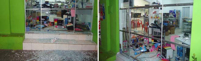 Pela terceira vez, loja no centro da cidade é assaltada