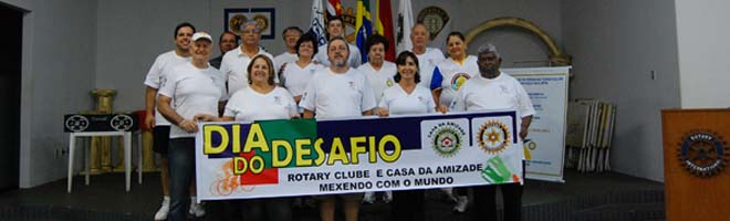 Dia do Desafio recebe apoio do Rotary Clube Internacional em Paraguaçu