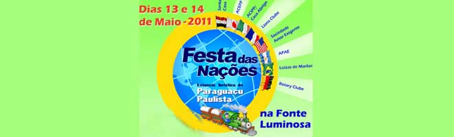 Festa das Nações começa na sexta com grandes atrações para a família paraguaçuense