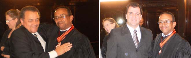 Prefeito e Presidente da Câmara prestigiam posse de desembargador paraguaçuense